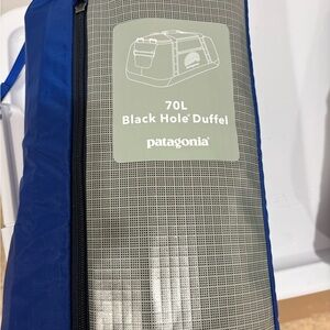 Patagonia Black Hole Duffel in Blue and Gray